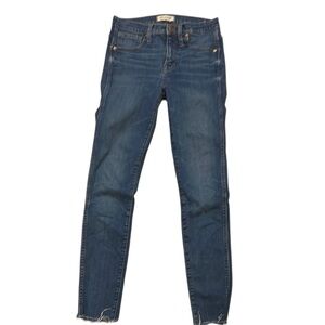 Madewell 9” high rise skinny jeans 26